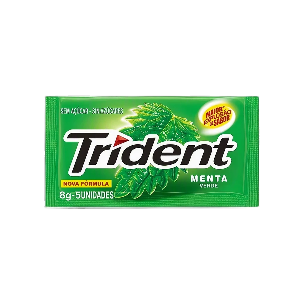 Chiclete Trident Menta 8g